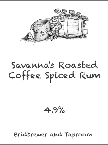 Bridbrewer - Savanna's Roasted Coffee Spiced Rum