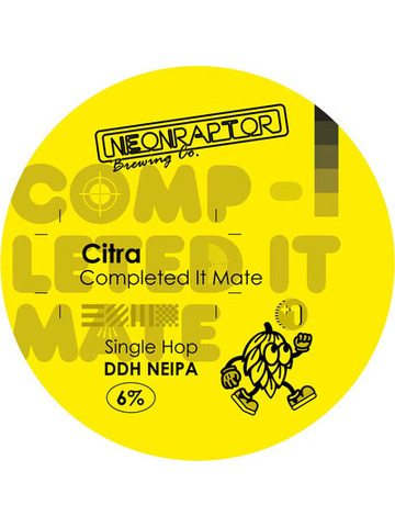 Neon Raptor - Citra, Completed it Mate