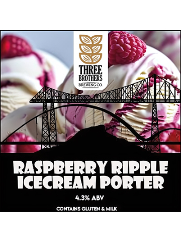 Three Brothers - Raspberry Ripple Ice Cream Porter