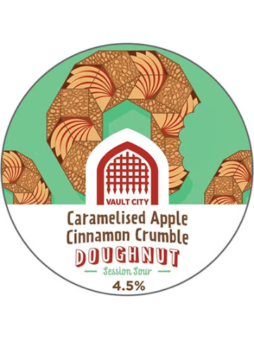 Vault City - Caramelised Apple Cinnamon Crumble Doughnut