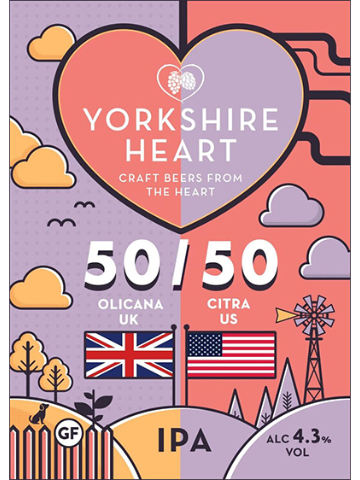 Yorkshire Heart - 50 / 50 IPA