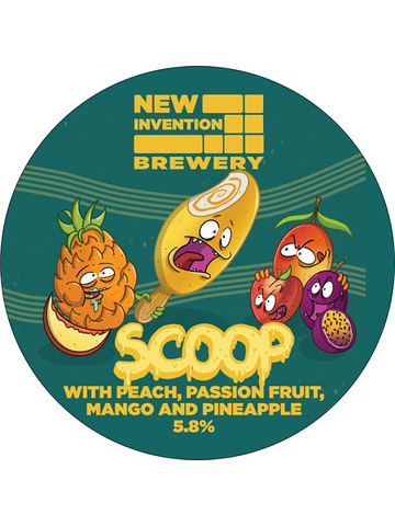 New Invention - Scoop - Peach, Passion Fruit, Mango & Pineapple